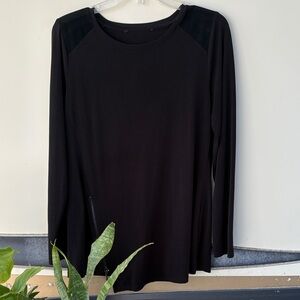 Elegant Black Long Sleeve Top